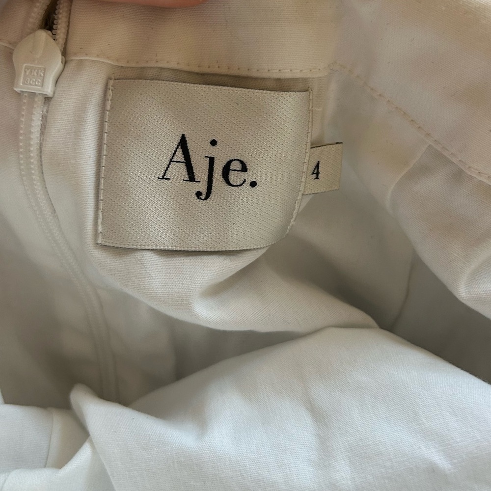 Aje Celeste Sequin Shell Top & Cherie Mini Skirt Set in Silver - Picture 9 of 11